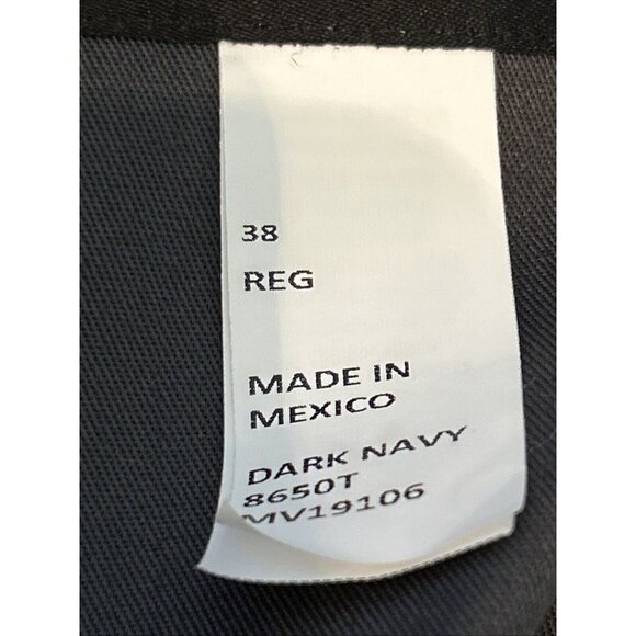 Men’s 38X32 BLAUER 8650T 4-POCKET POLYESTER UNIFORM PANTS Navy Blue - Picture 3 of 5